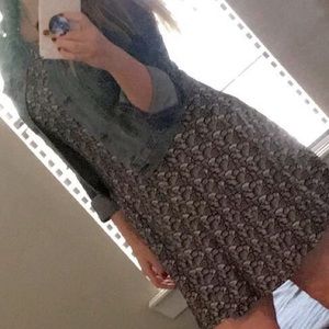 Connected Apparel Patterned Dress